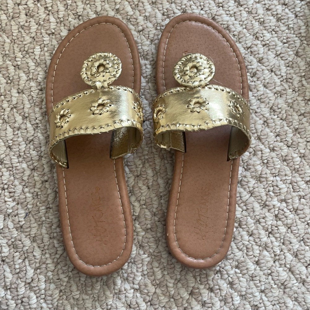 Gold sandals